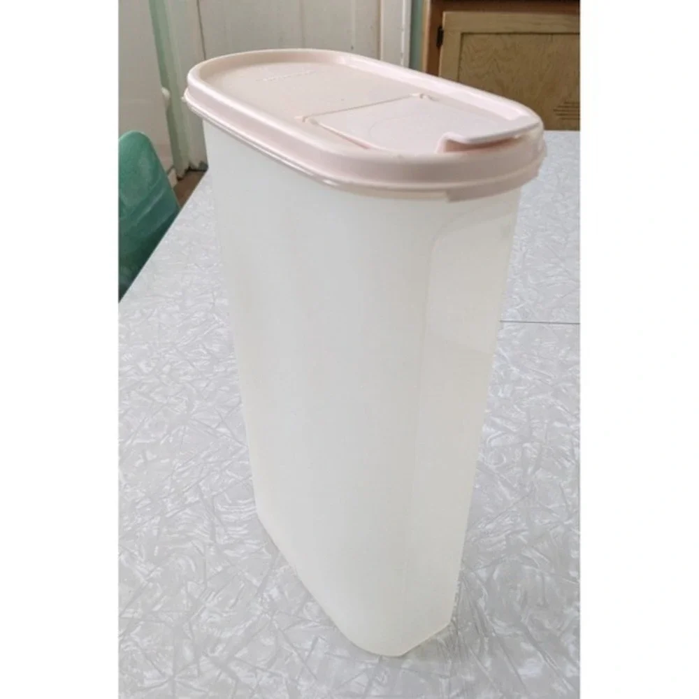 Vintage‎ Tupperware Modular Mate Storage Container Tall 2.9L 12.25c Opaque & Tan